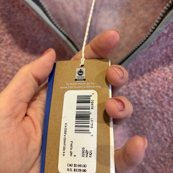 NWTO Patagonia Women’s Reclaimed Fleece Pullover – Size Small - Picture 4 of 4